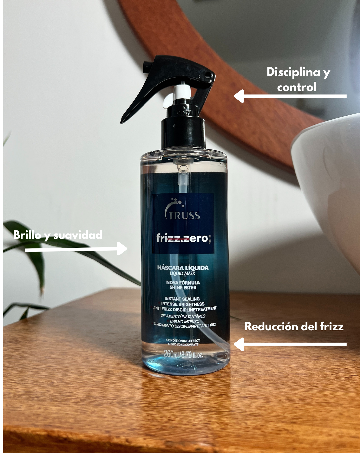 MASCARILLA LIQUIDA FRIZZ.ZERO 260ml.